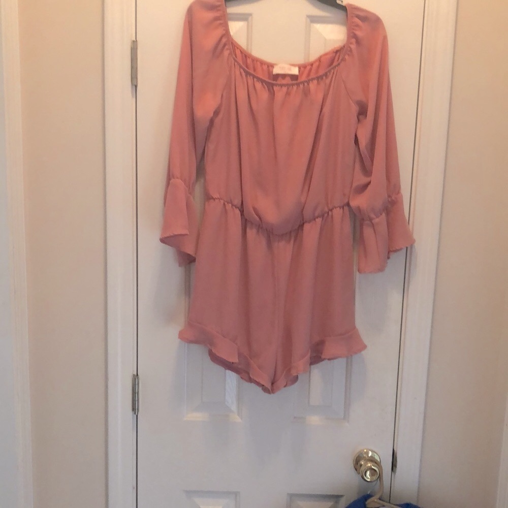 Peach love California Romper